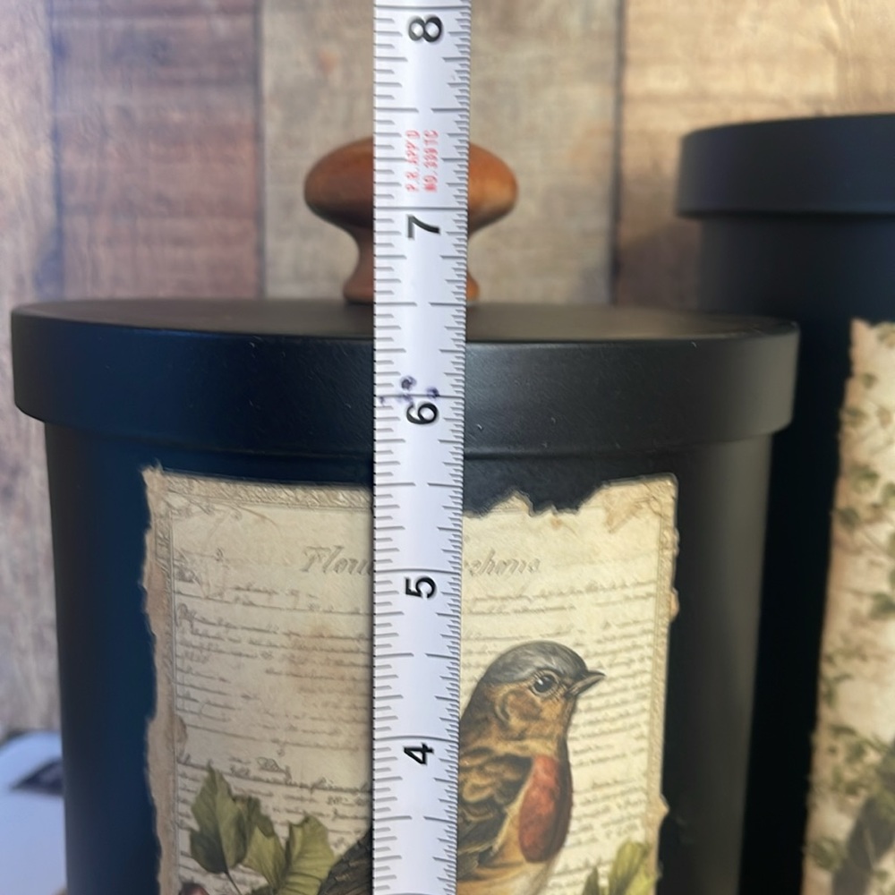 Upcycled Bird canister set - Picture 8 of 14
